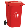 Contenedor de Basura 240 lts. Rojo